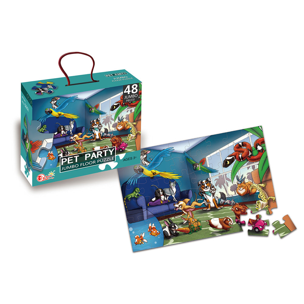 Puzzle 48 Jumbo Party Zwierząt domowych