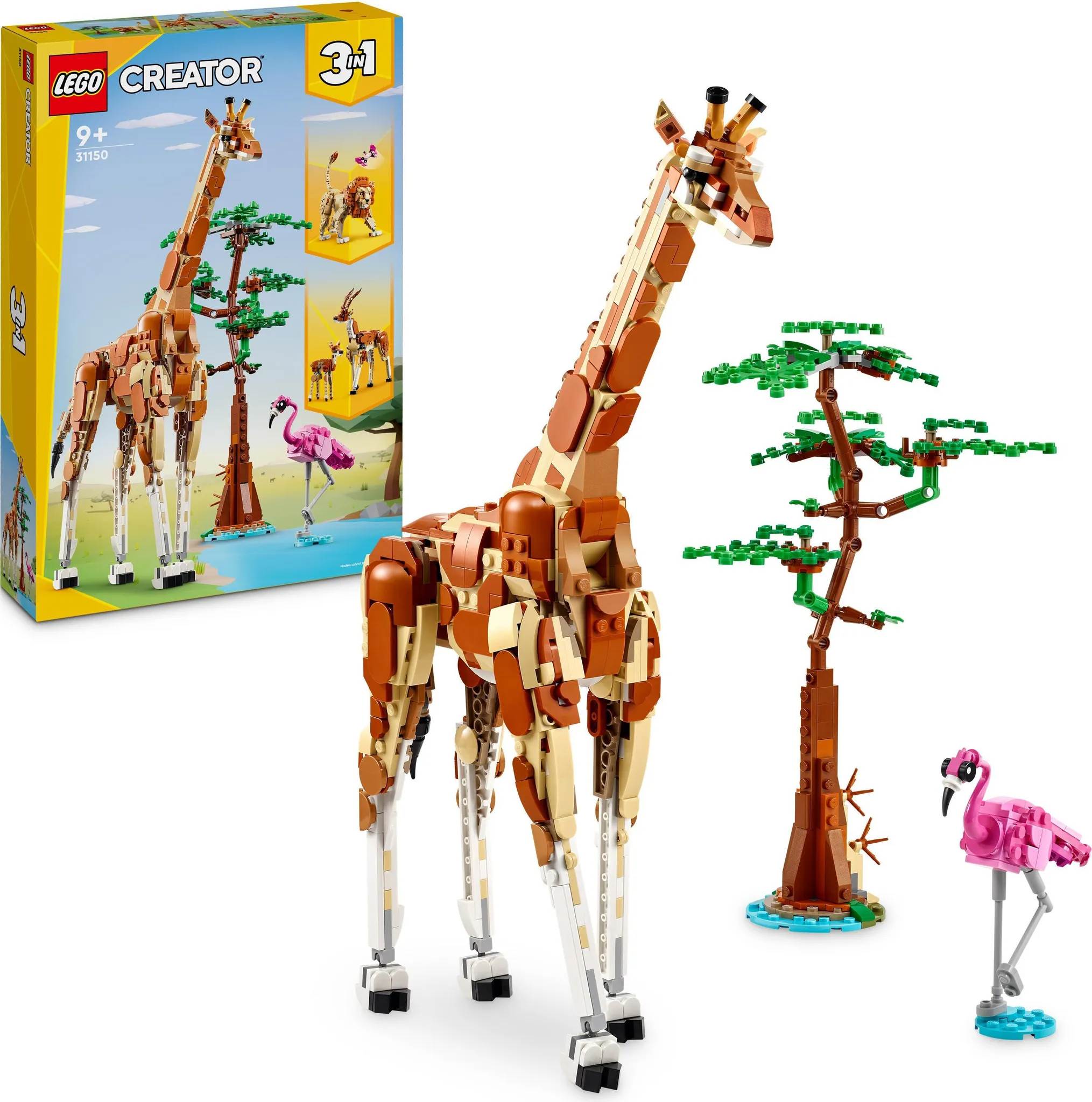 LEGO Creator 3w1 Dzikie zwierzęta z safari 31150