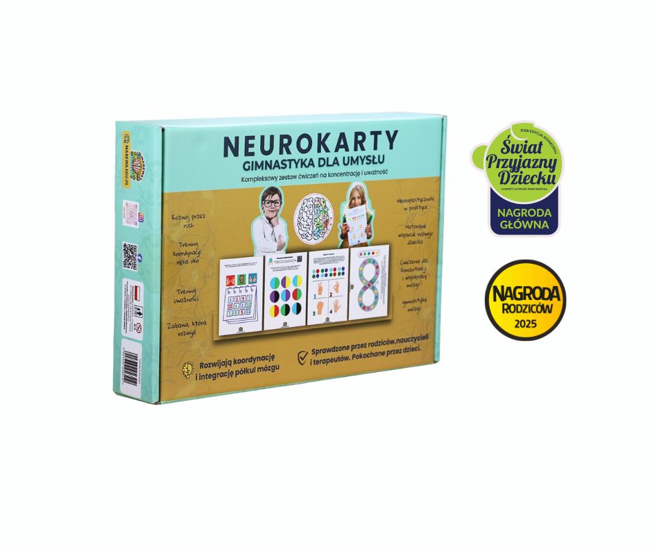 Neurokarty Gimnastyka dla Umysłu zestaw edukacyjny