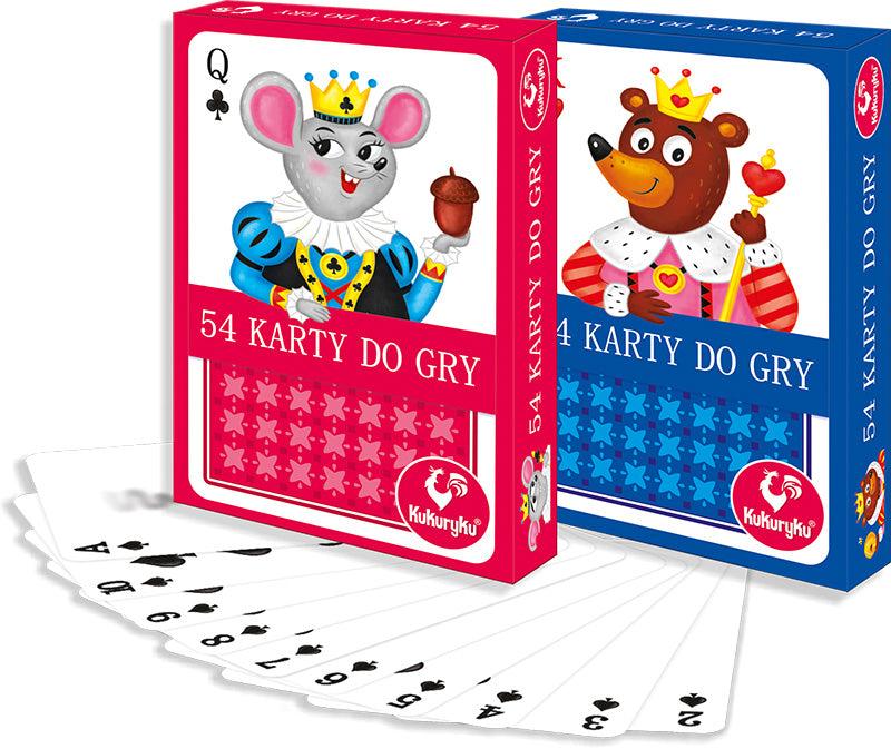 Karty do gry 54 junior