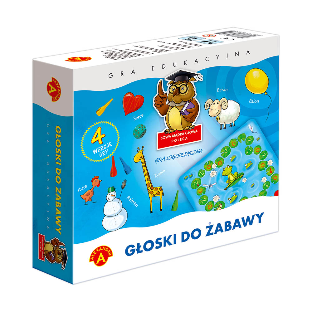 Gra Głoski do zabawy sowa mądra głowa 0363