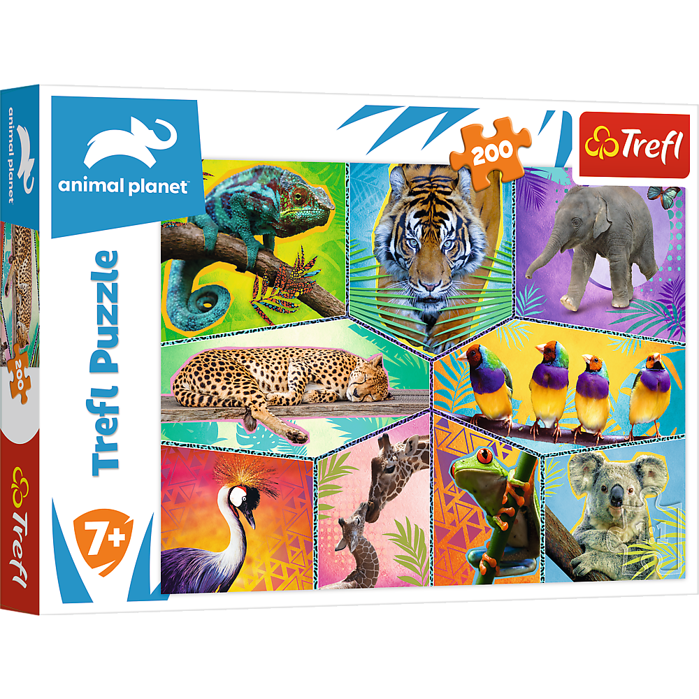 Puzzle 200 W egzotycznym świecie 13280