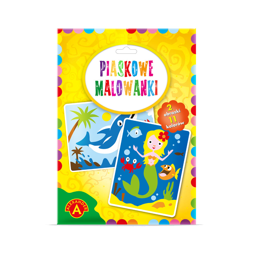 Malowanka piaskowa syrenka delfin 2092