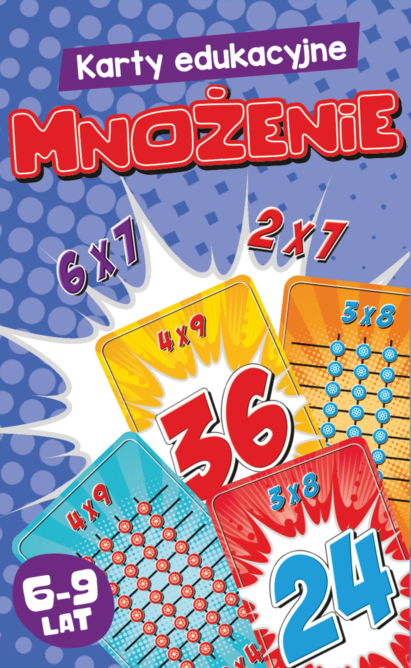 Gra Mnożenie karty edukacyjne