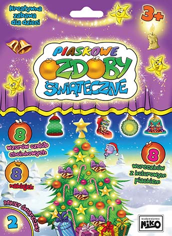 Piaskowe ozdoby świąteczne Pakiet nr 2