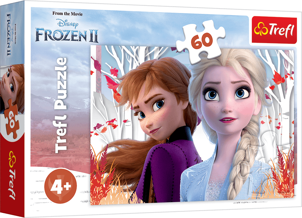 Puzzle 60 Zaczarowany świat Anny i Elsy Frozen 2 17333