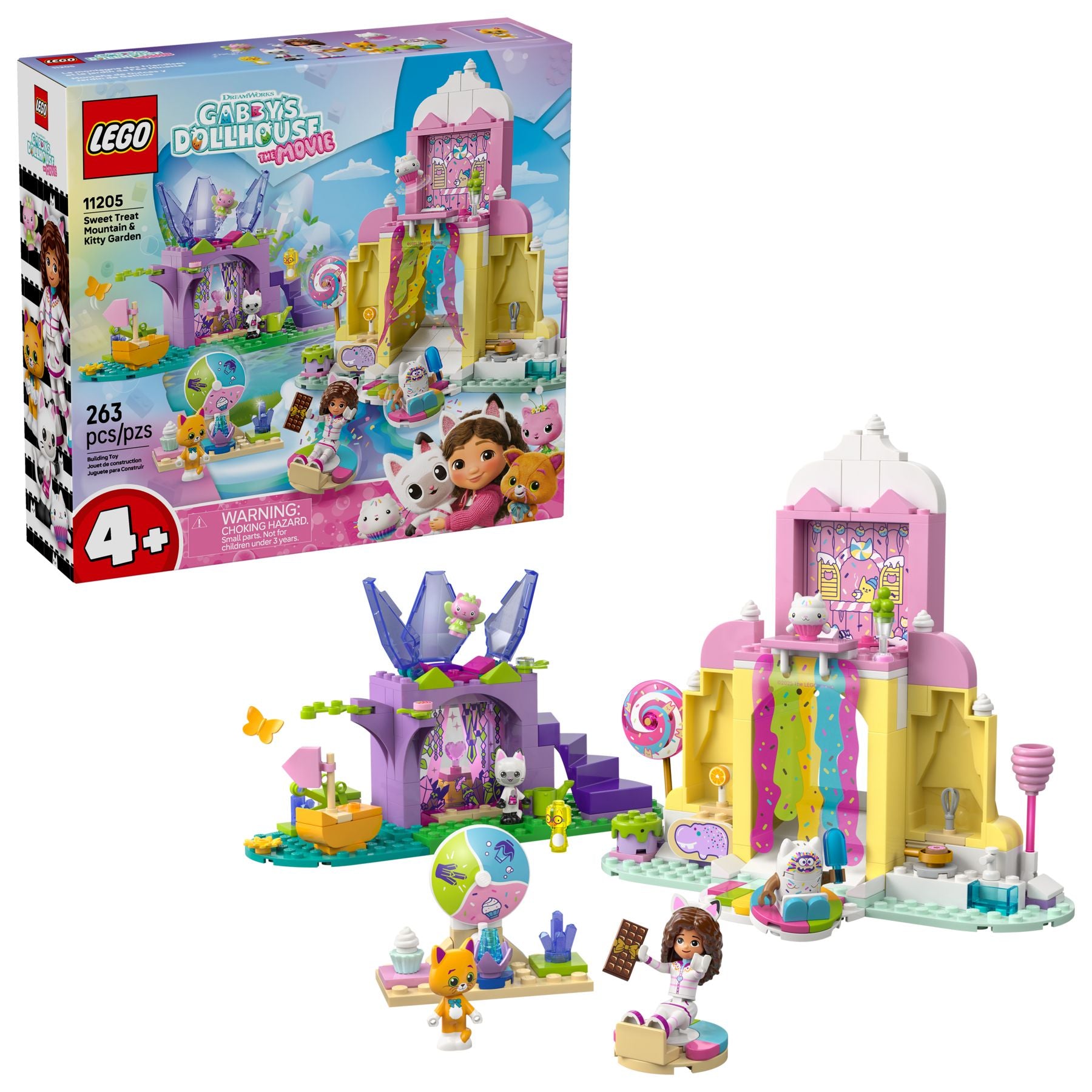 LEGO Koci domek Gabi Łakociowa Góra i Kiciowy Ogródek 11205