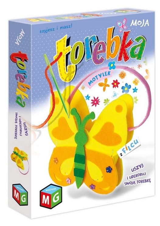 Moja torebka z filcu Motylek