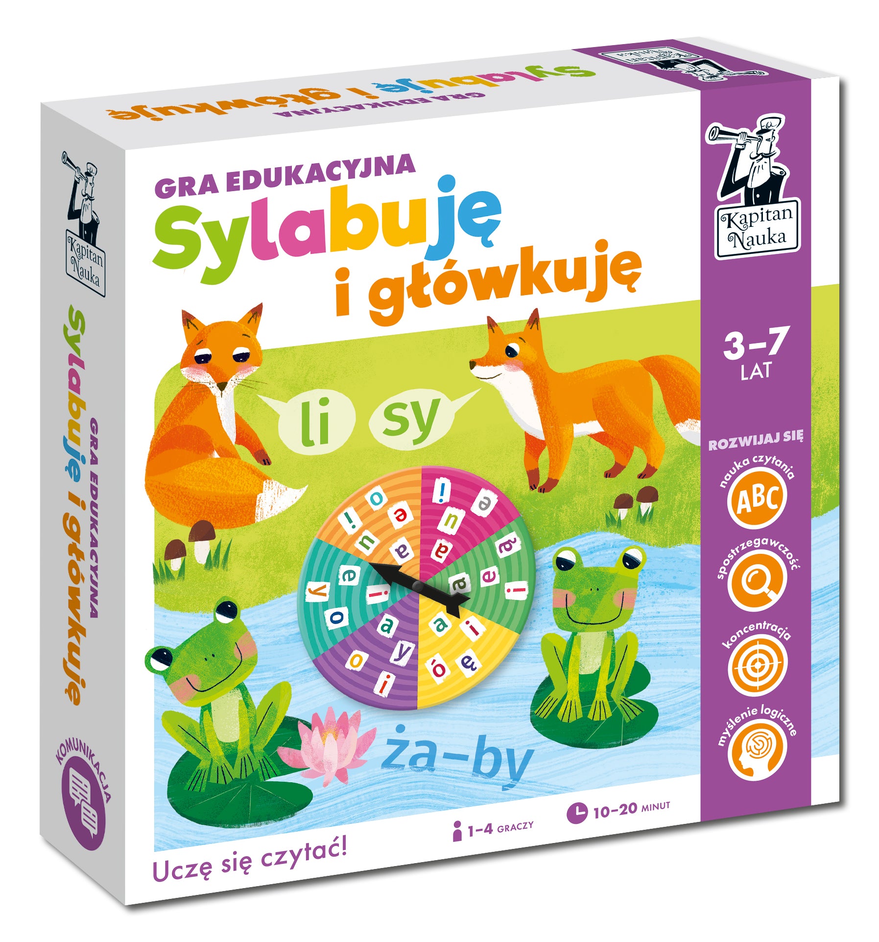 Gra sylabuję i główkuję Kapitan Nauka