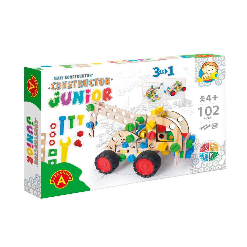 Mały konstruktor junior 3in1 pull truck