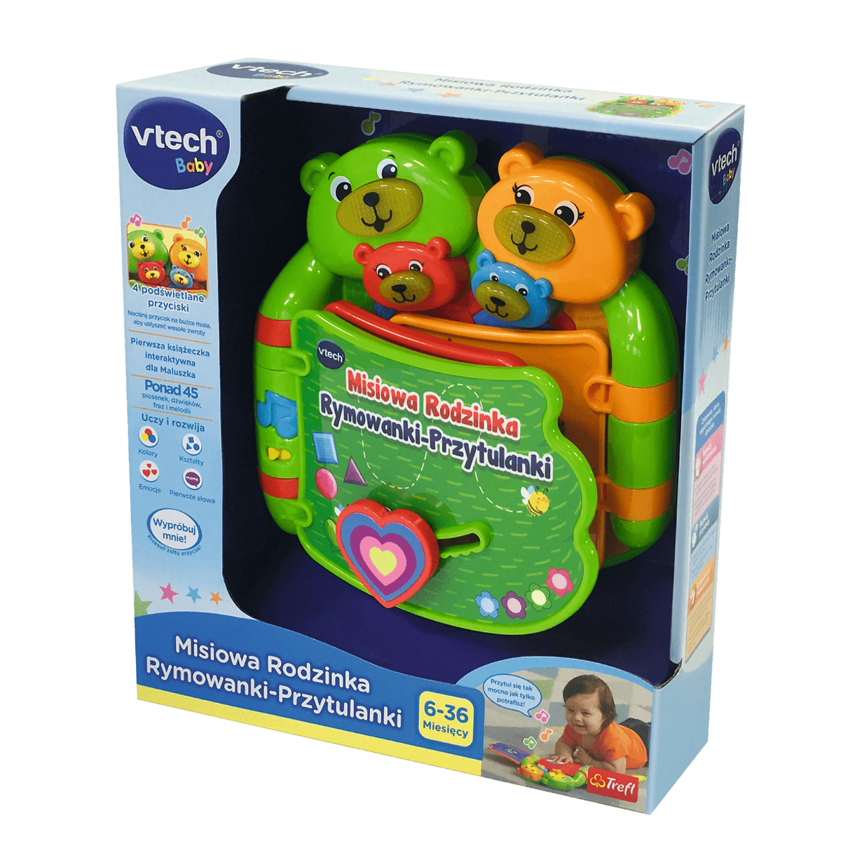 Misiowa Rodzinka Rymowanki Przytulanki VTech 60993