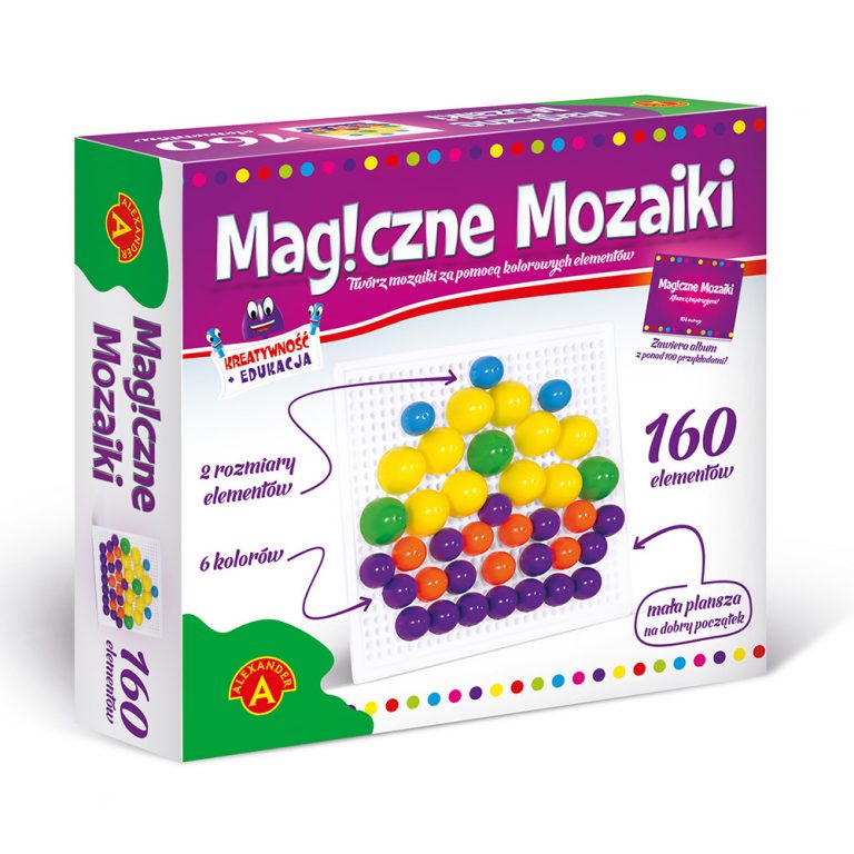 Magiczne mozaiki kreatywność i edukacja 665 160 elementów