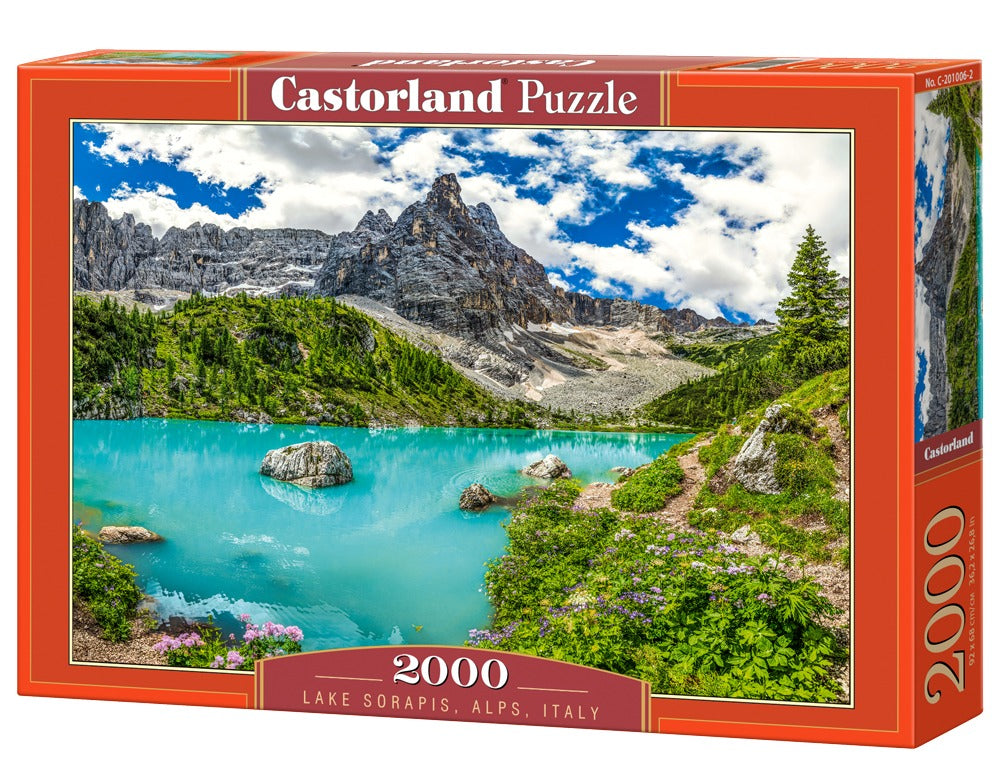 Puzzle 2000 Lake Sorapis Alps Italy C-201006-2