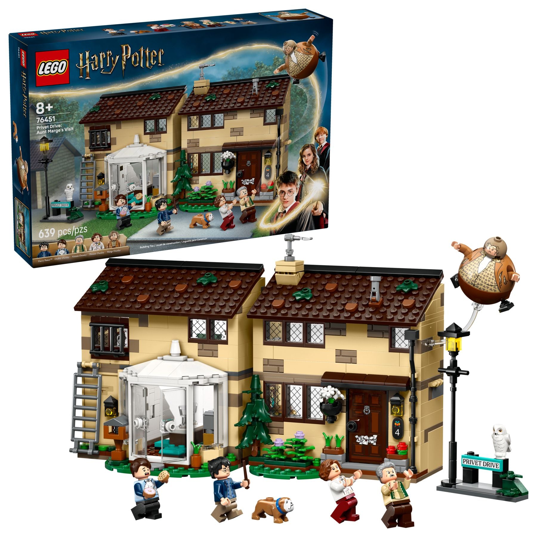 LEGO Harry Potter Privet Drive Wizyta ciotki Marge 76451