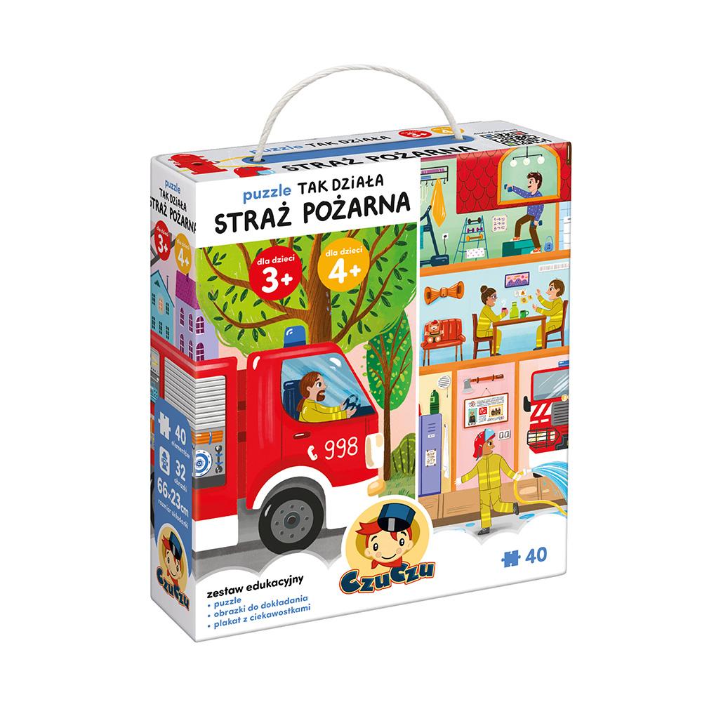Puzzle Tak działa Straż pożarna CzuCzu
