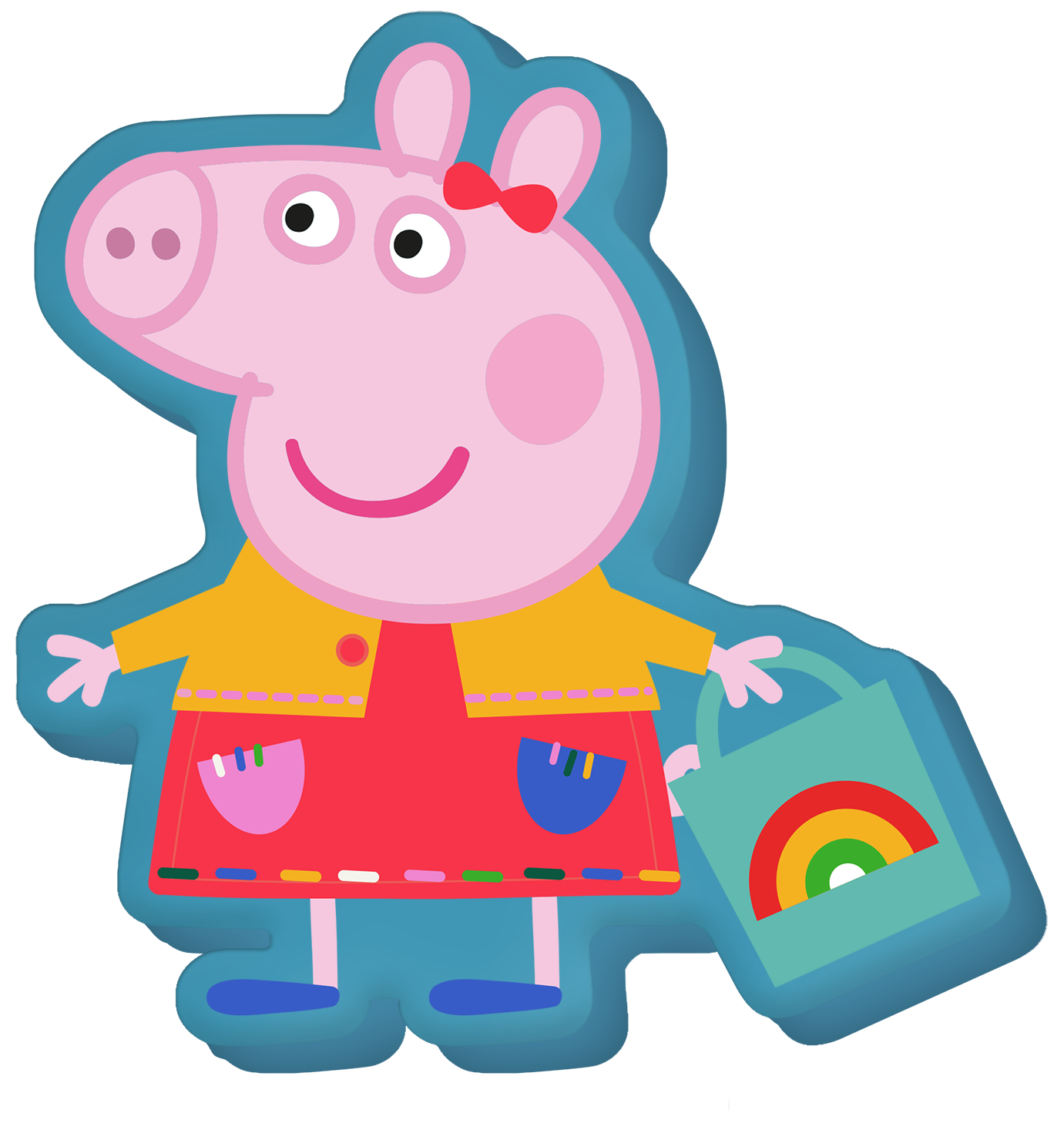 Poduszka Peppa Pig 30x30cm PP17035