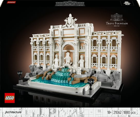 LEGO Architecture Fontanna Di Trevi pamiątka z Włoch 21062