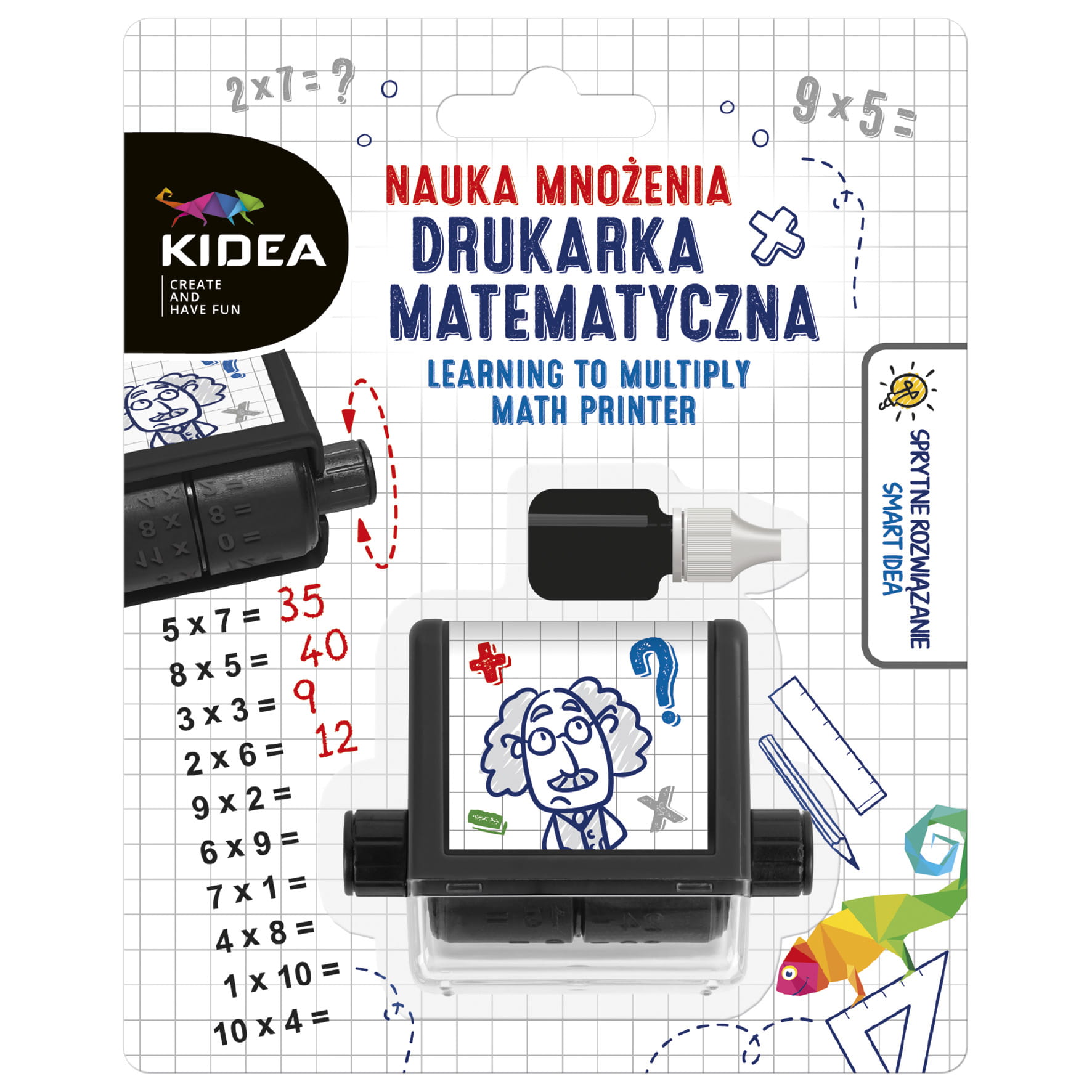 Nauka mnożenia drukarka matematyczna Kidea