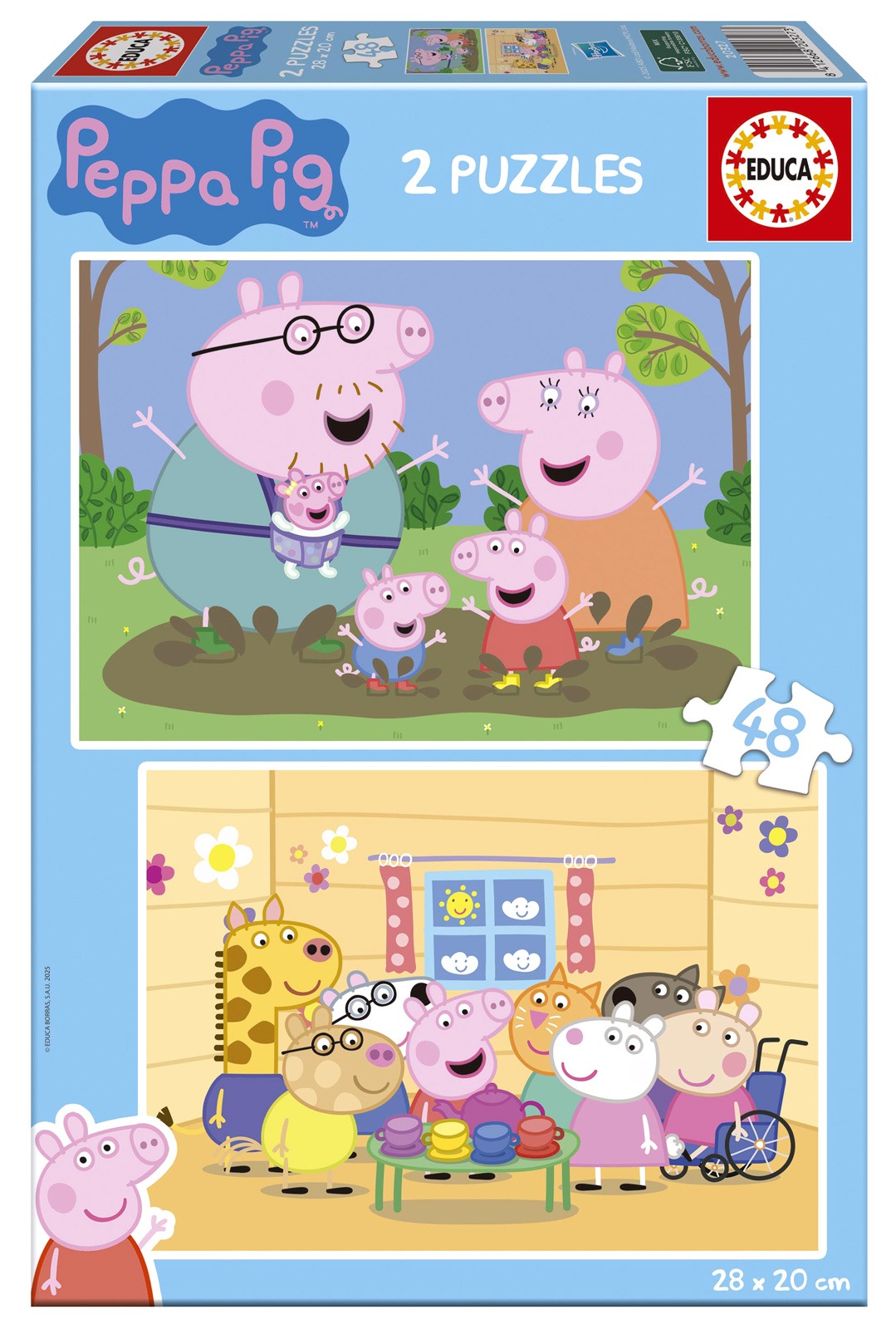 Puzzle 2x48 Świnka Peppa 113787