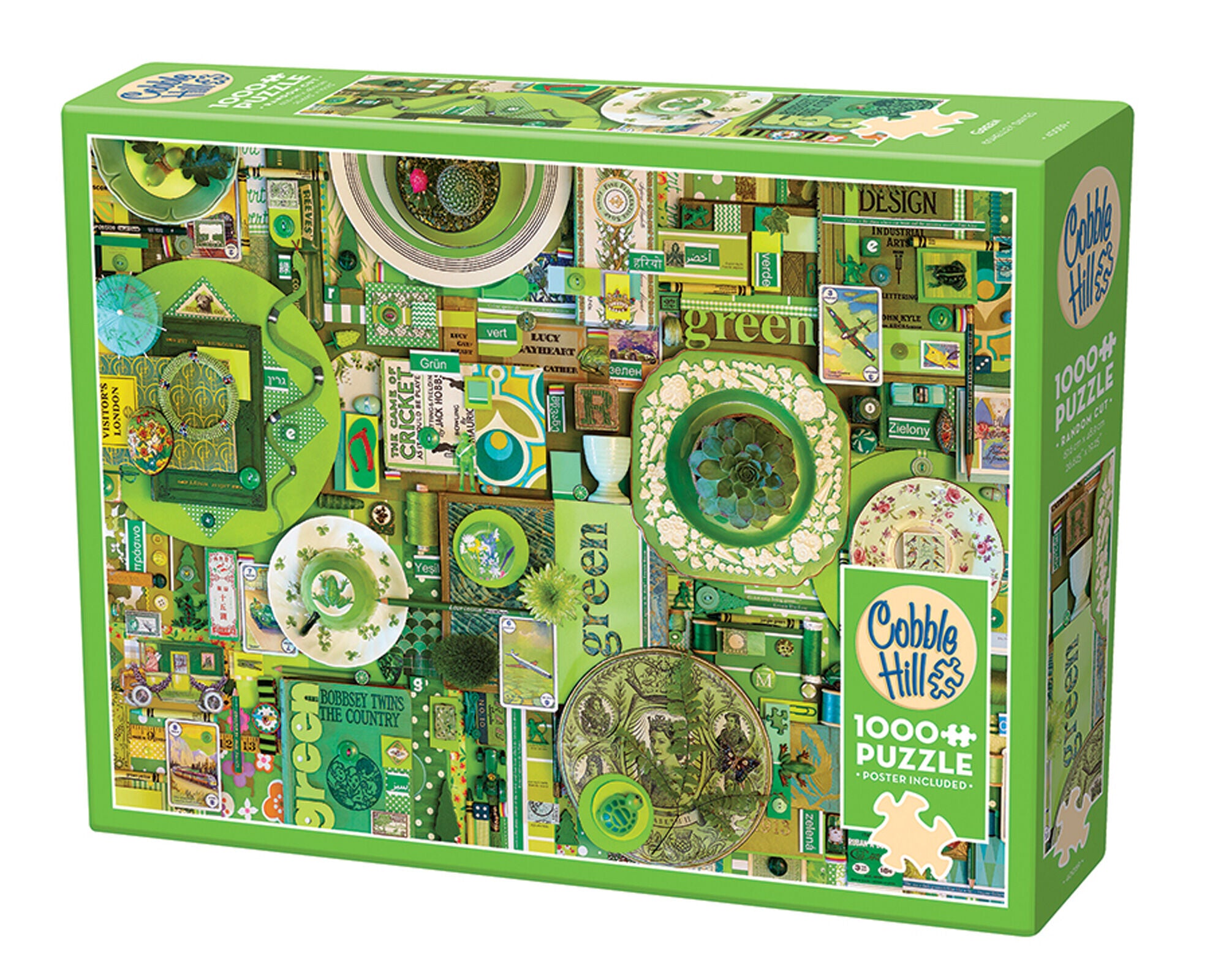 Puzzle 1000 Pomaluj mój świat na kolor zielony 112210