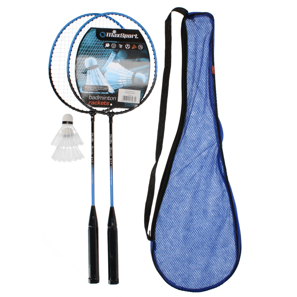 Badminton metalowy w pokrowcu max sport 1 szt.mix