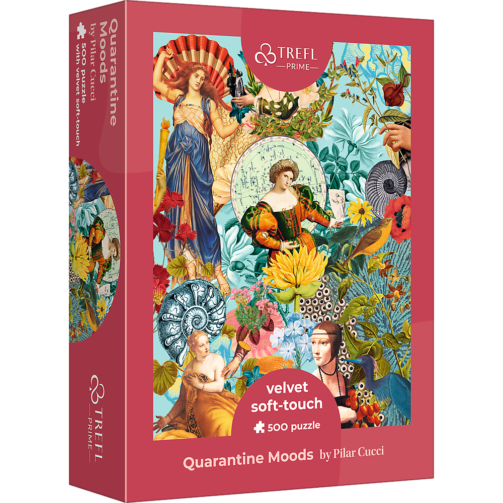 Puzzle 500 Velvet Soft Touch Quarantine Moods by Pilar Cucci