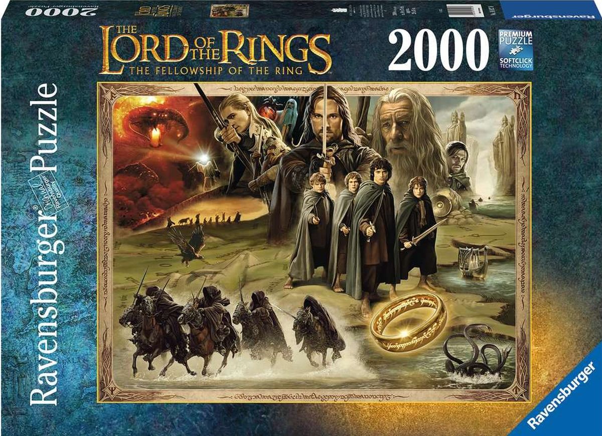 Puzzle 2D 2000 Władca Pierścieni 16927