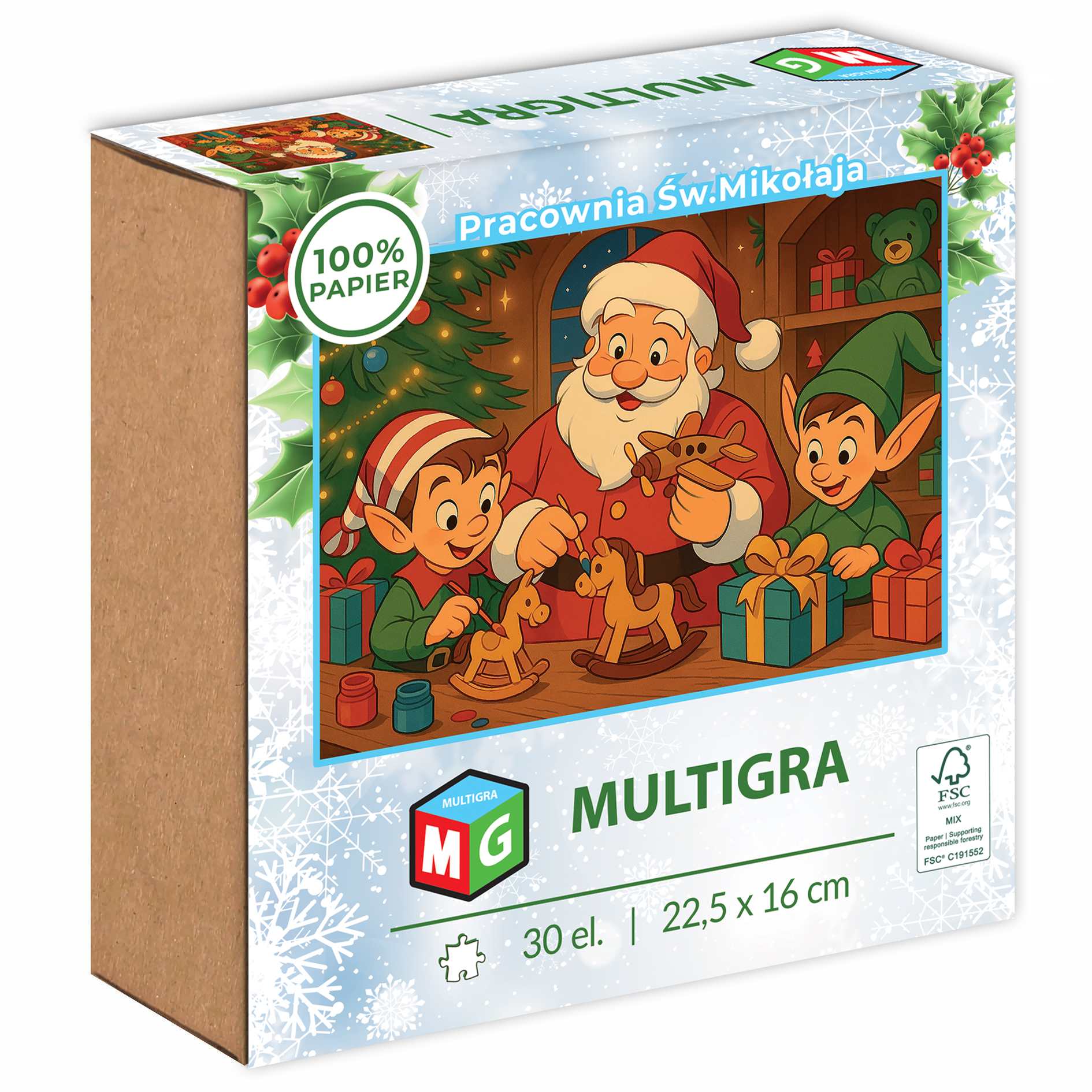 Puzzle 30 Pracownia Św. Mikołaja
