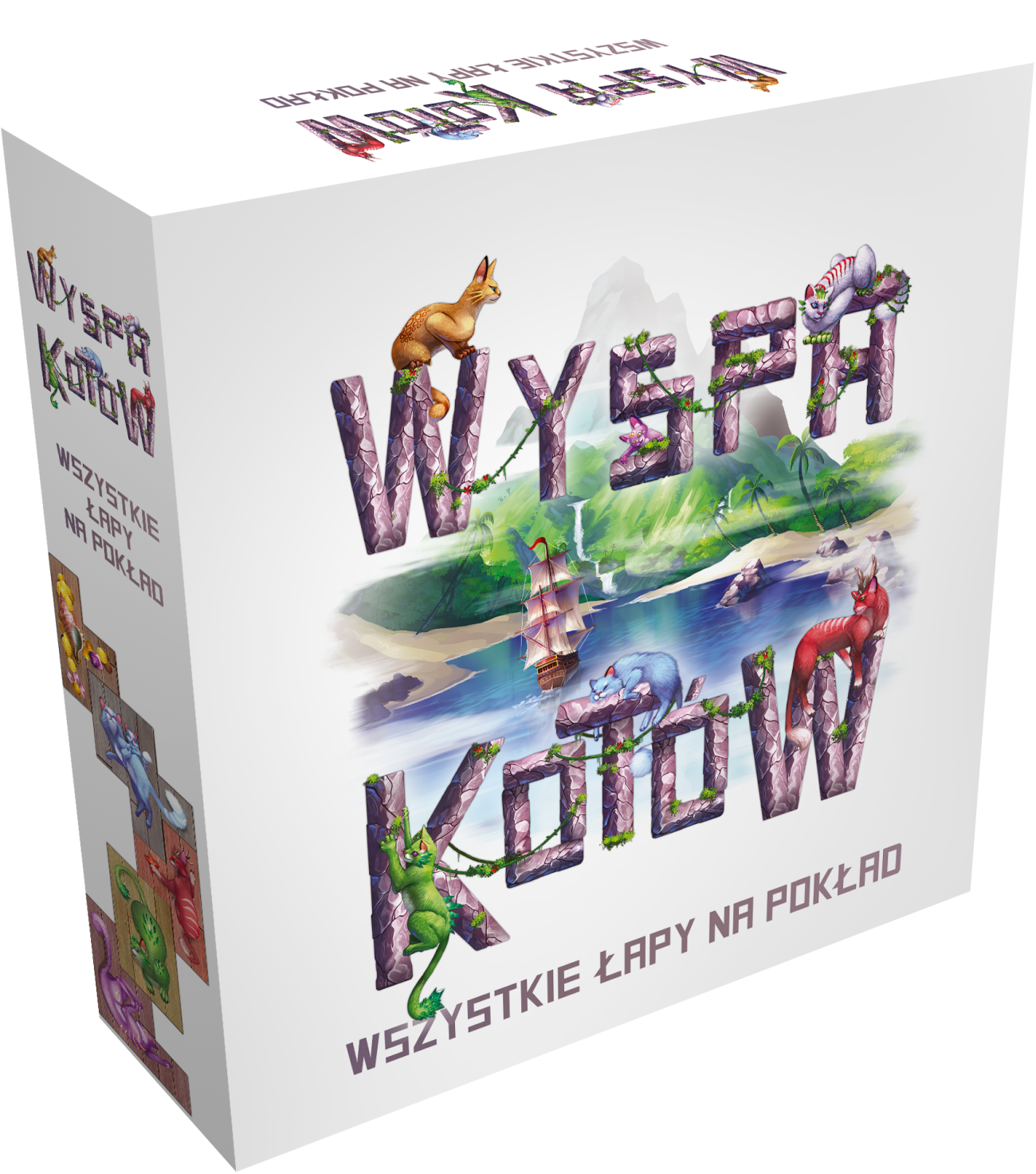 Gra Wyspa kotów Wszystkie łapy na pokład dodatek do gry
