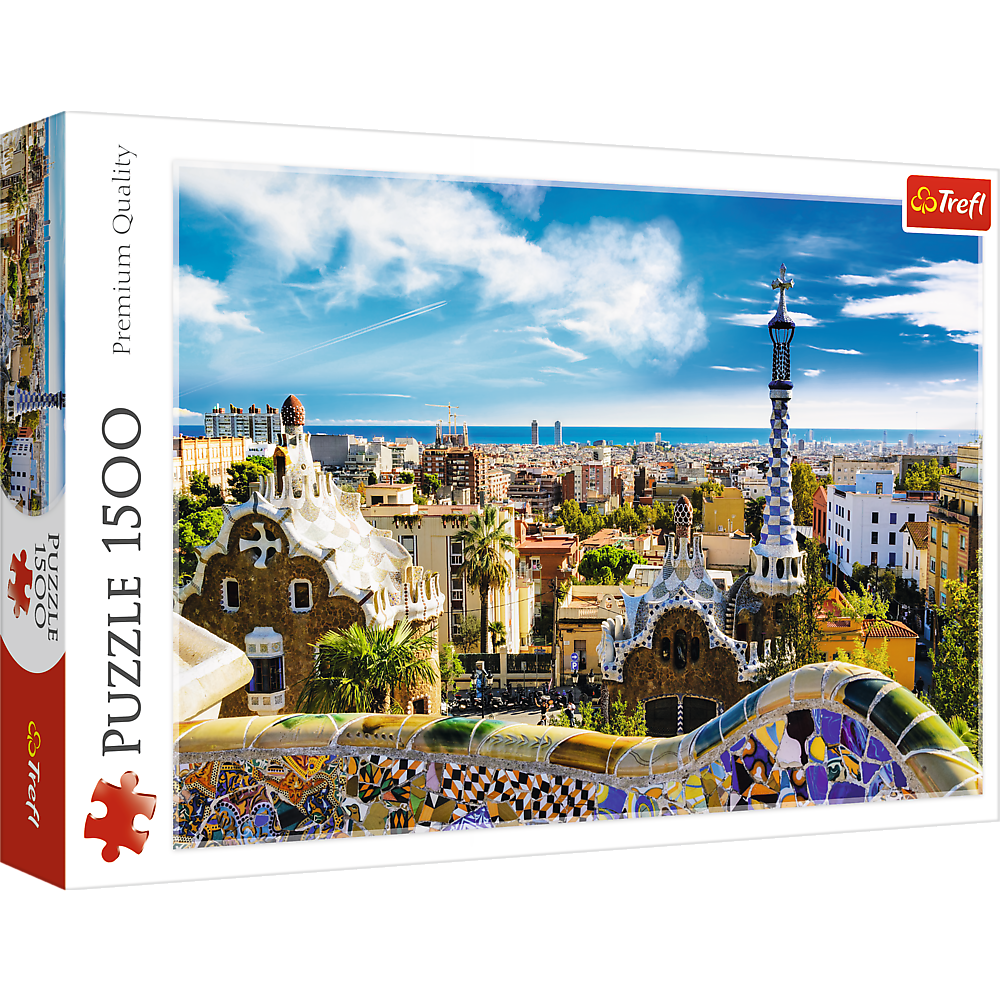 Puzzle 1500 Park Güell Barcelona 26147