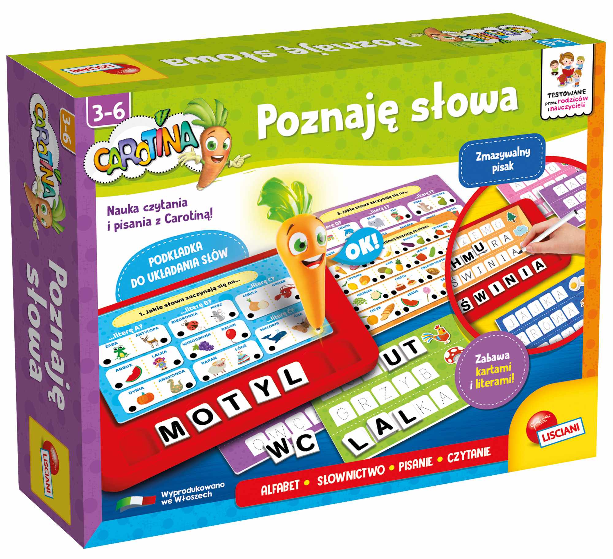 Lisciani Carotina Poznaję słowa 304-PL102327