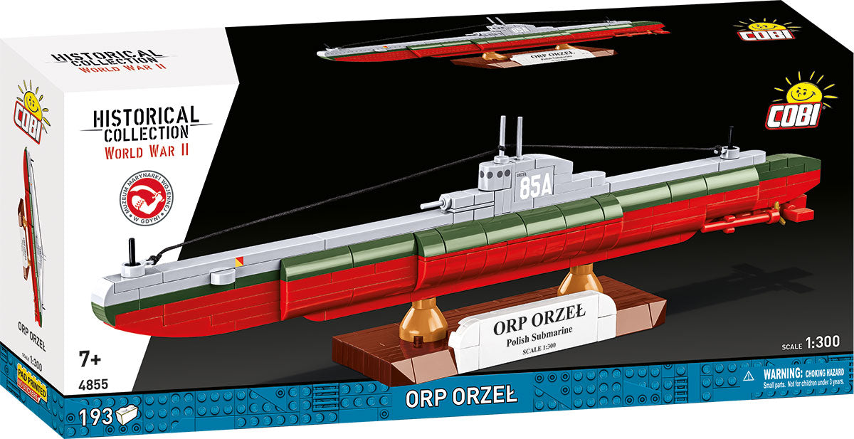 COBI klocki Polish Submarine ORP Orzeł COBI-4855