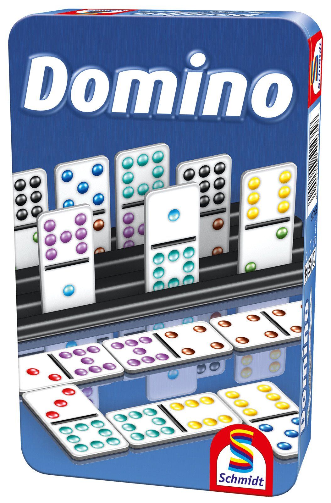 Gra Domino w metalowej puszce