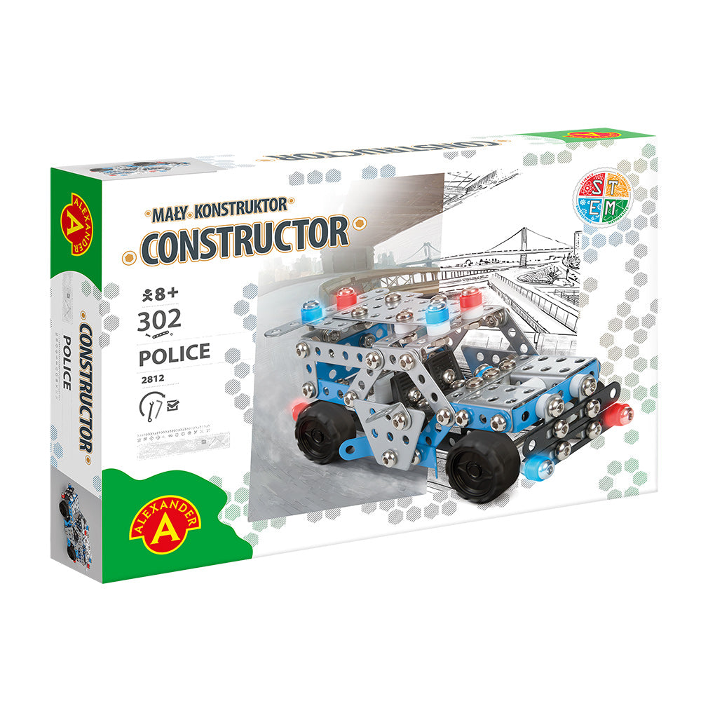 Mały konstruktor Police 302 elementy
