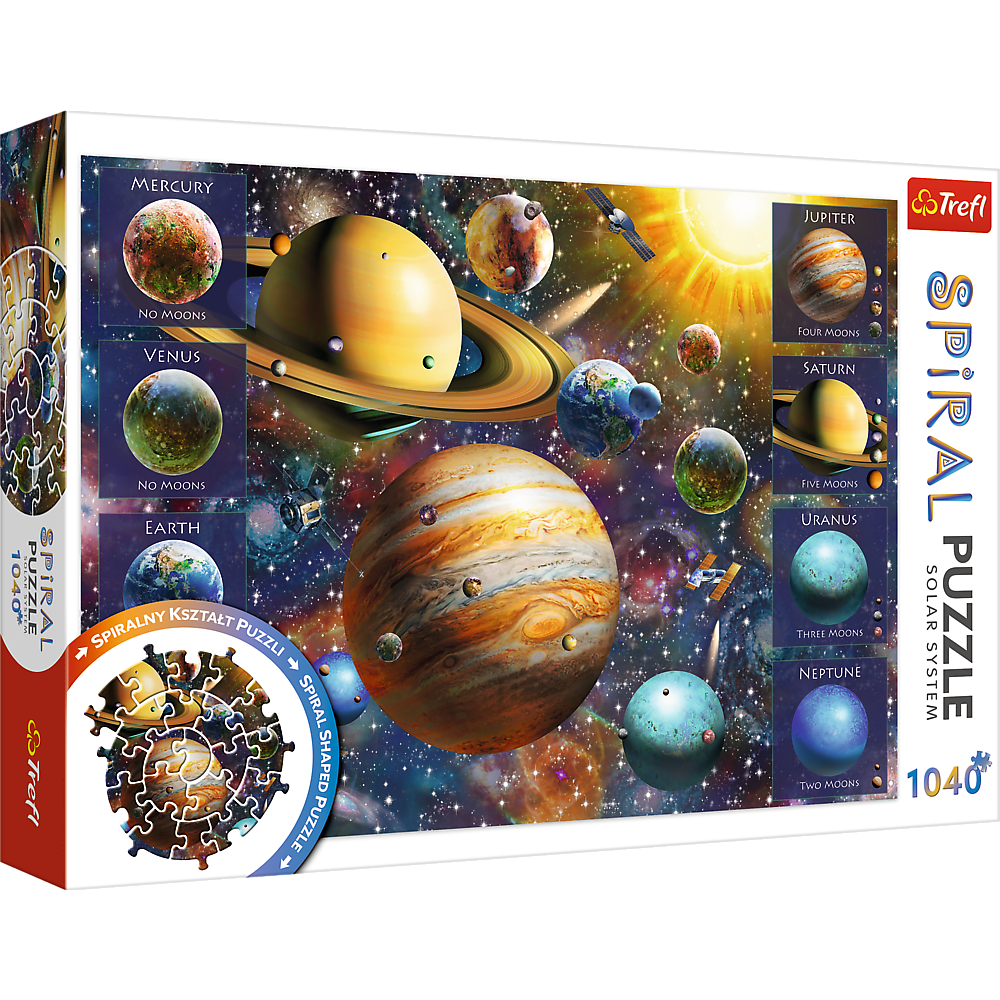 Puzzle 1040 Spiral Układ Słoneczny 40013