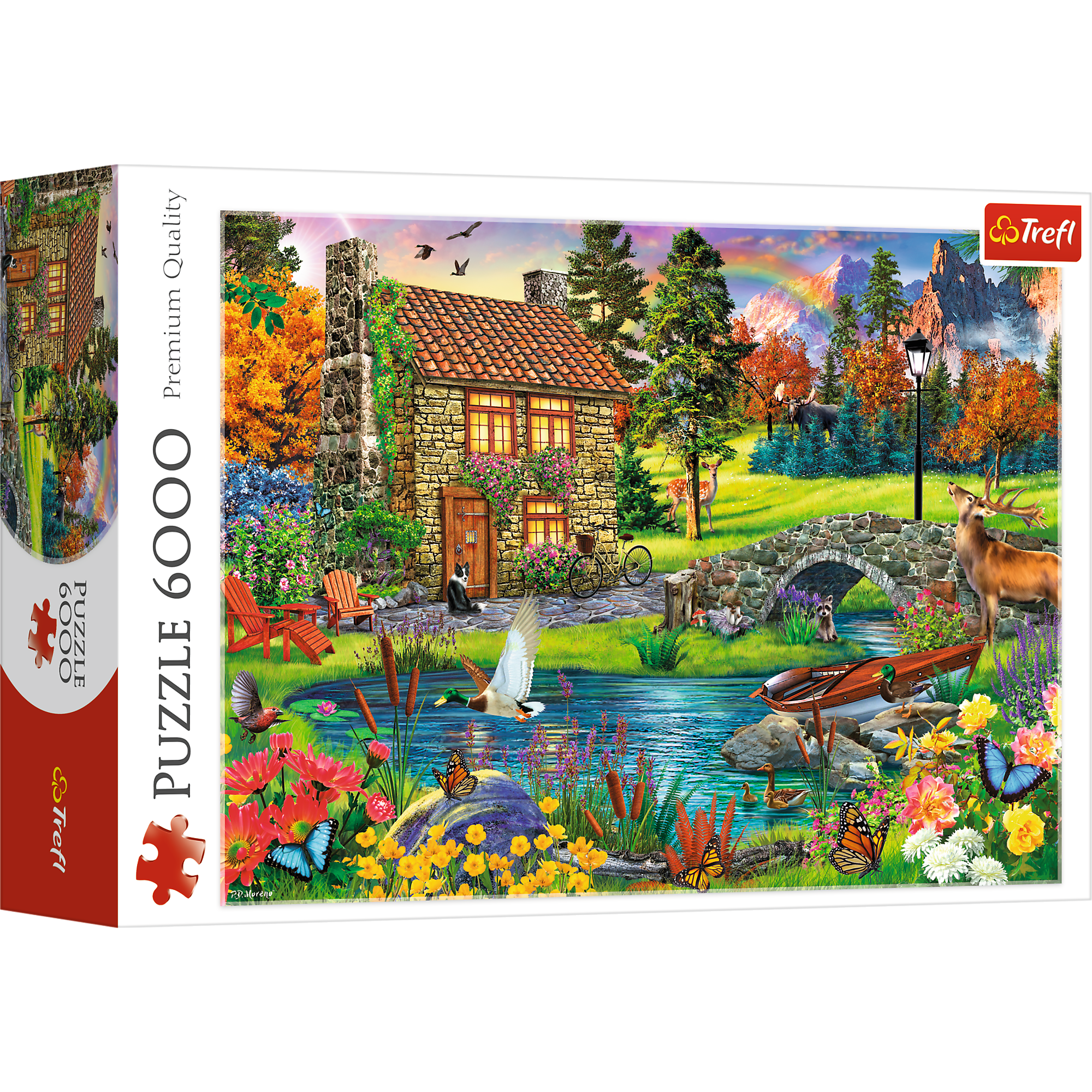 Puzzle 6000 Chatka w górach 65006