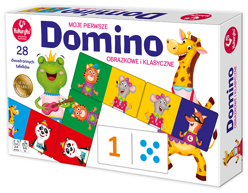 Gra Domino obrazkowe i klasyczne