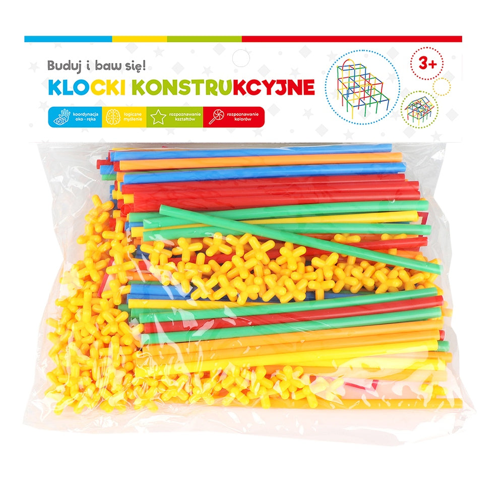 Klocki konstrukcyjne słomki