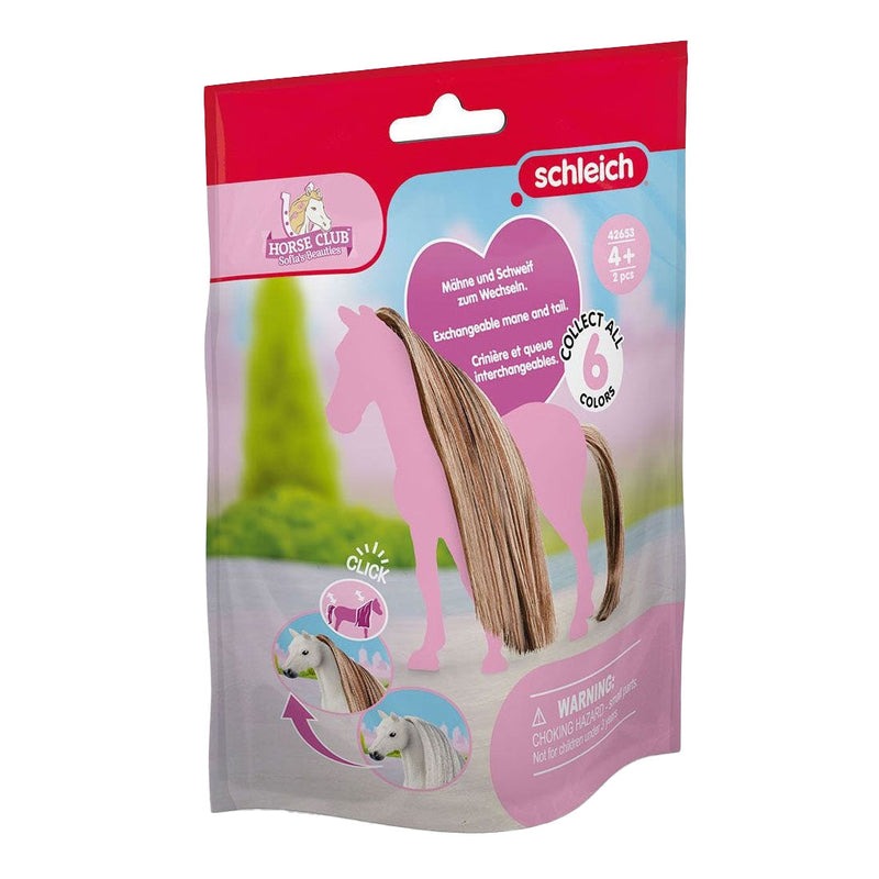 Włosy dla koni z linii Beauty Horses złoty brąz