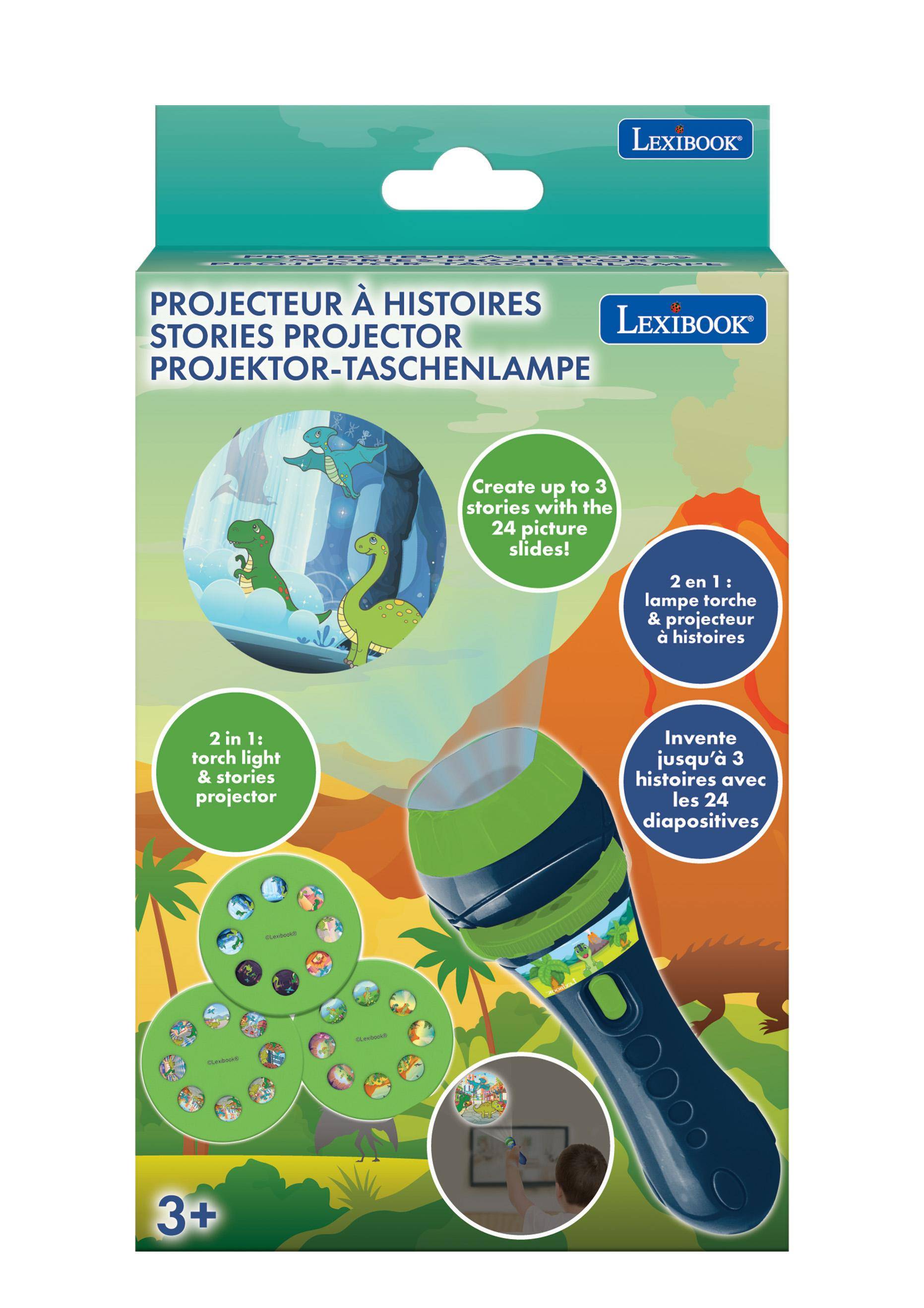 Latarka z projektorem Dinosaur Lexibook LTC050DINO