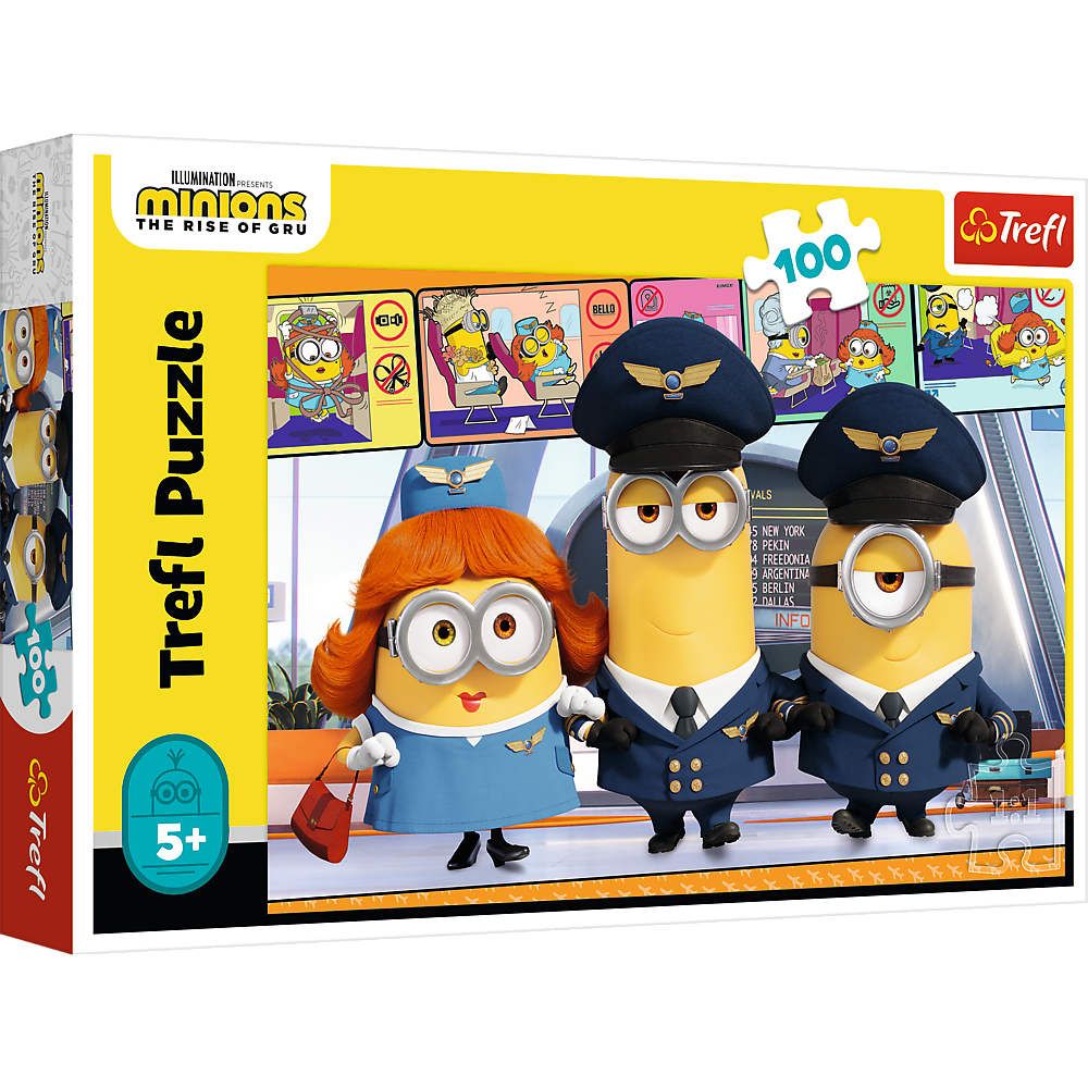 Puzzle 100 Minionki na lotnisku 16390