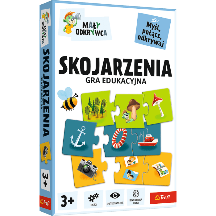 Gra Skojarzenia Mały odkrywca Rodzina Treflików 02808