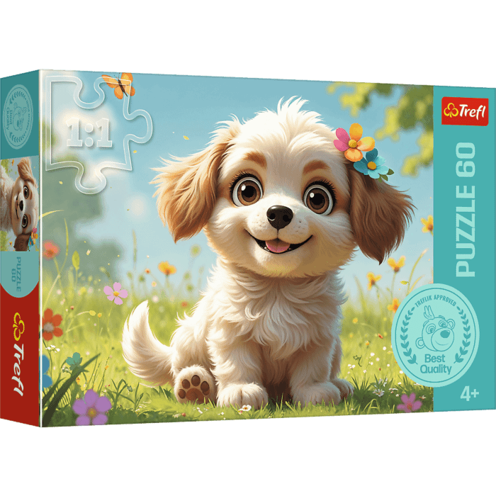 Puzzle 60 Szczeniaczkiem być 17408