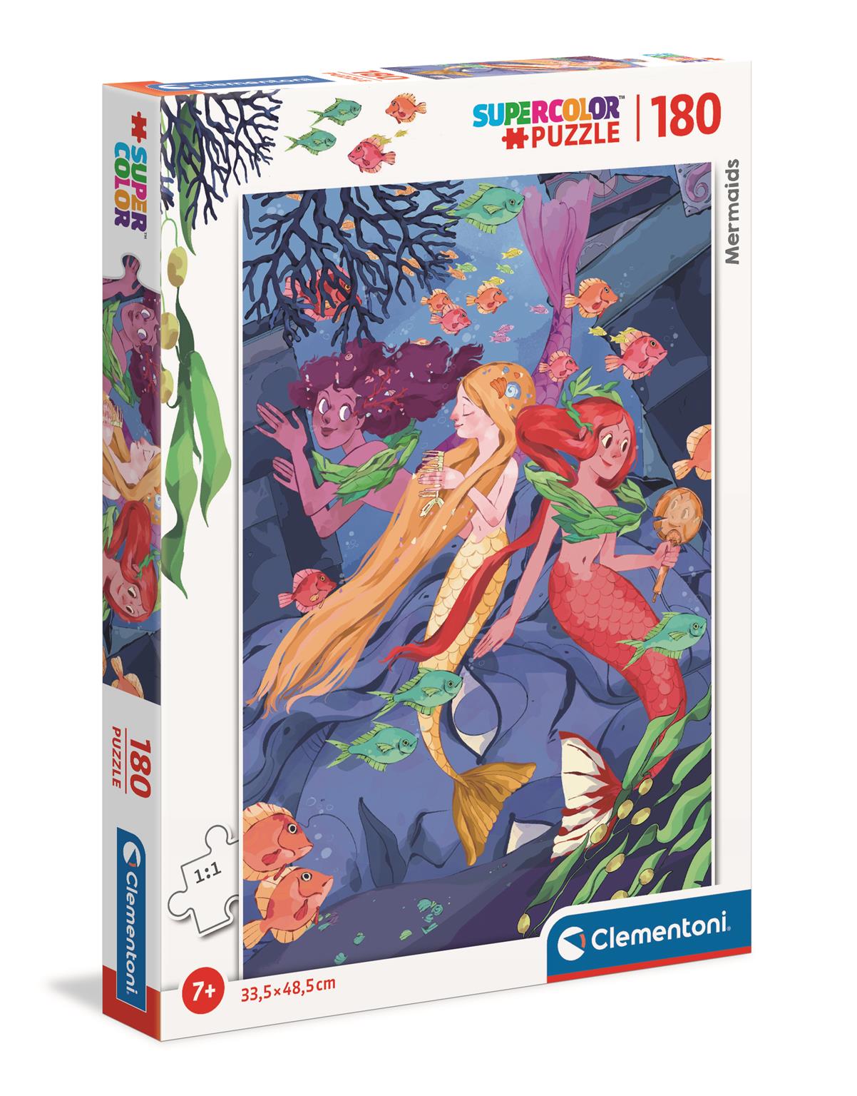 Puzzle 180 super color Syreny 29307