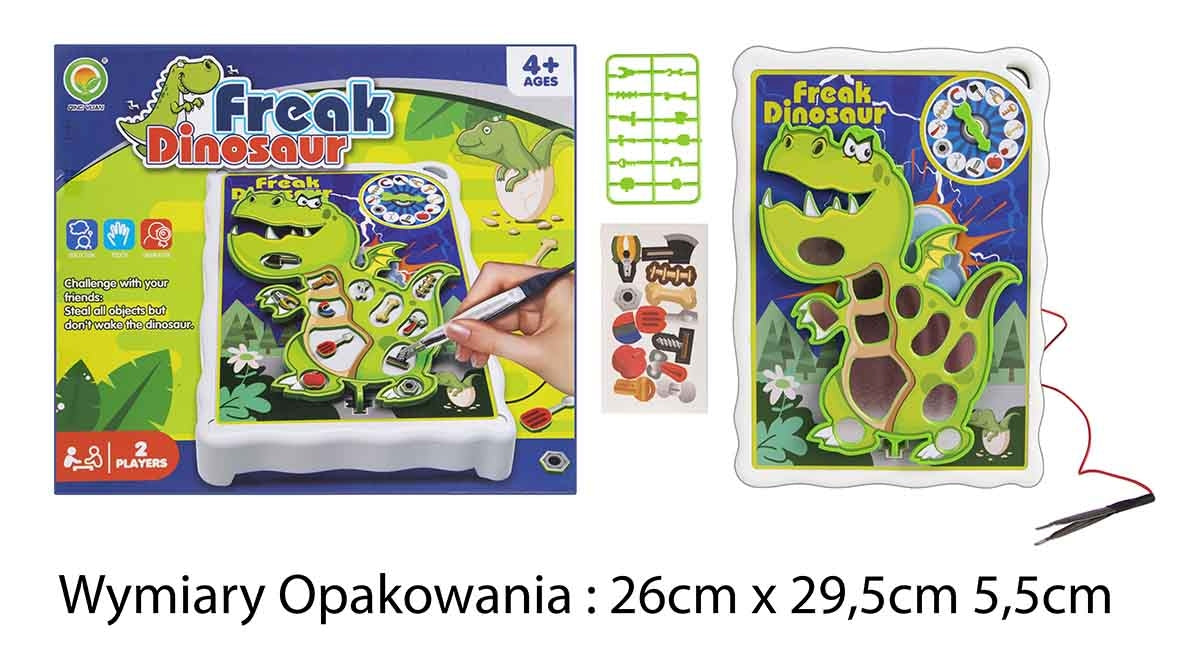 Gra Magnetyczna Dinozaur