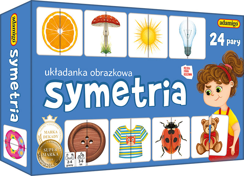 Gra Symetria układanka obrazkowa