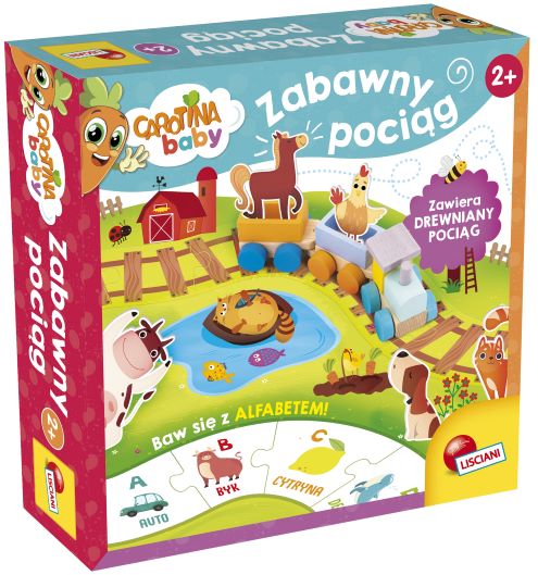 Lisciani Carotina Zabawny pociąg baby 304-PL84005