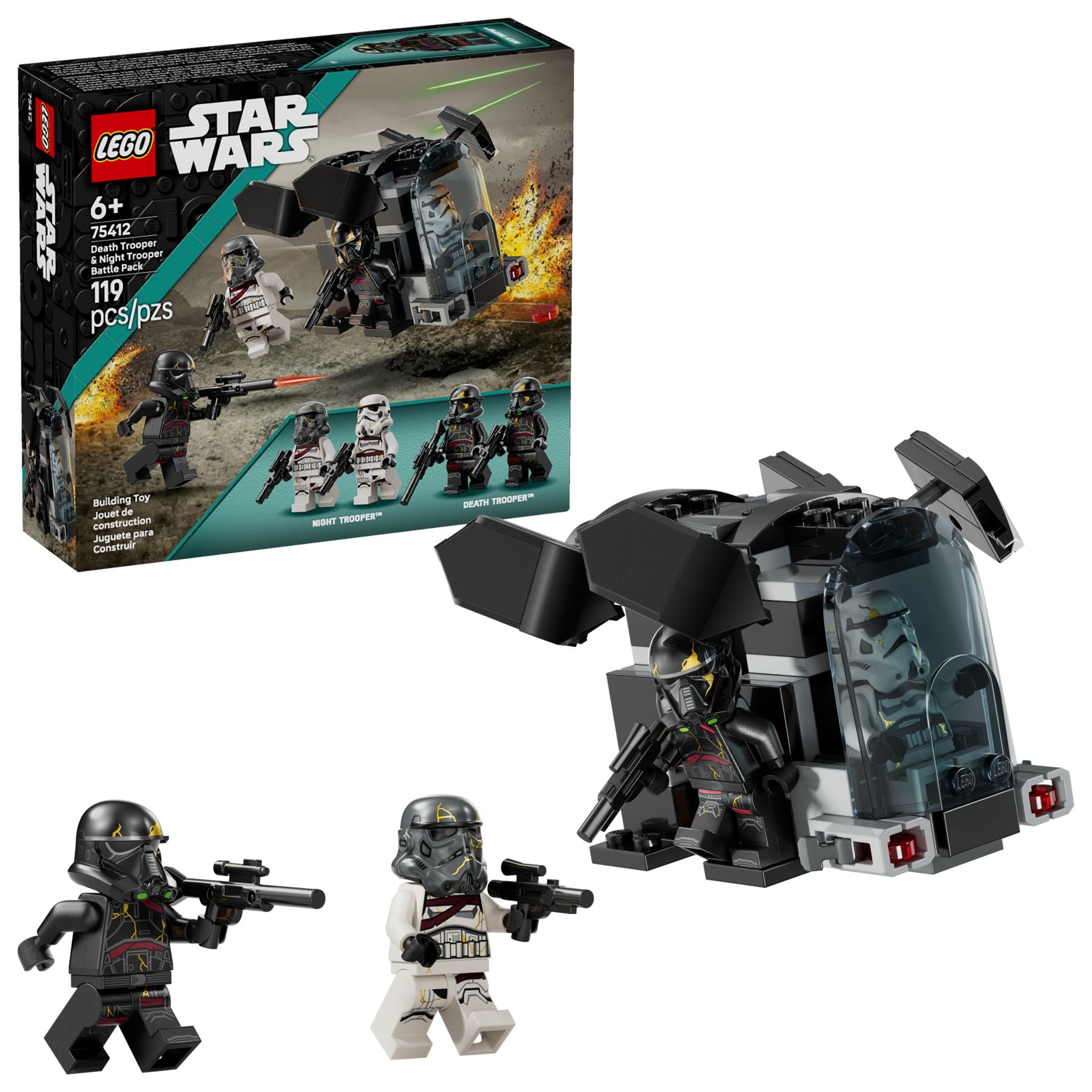 LEGO Star Wars Szturmowiec Śmierci i nocny szturmowiec zestaw bitewny 75412