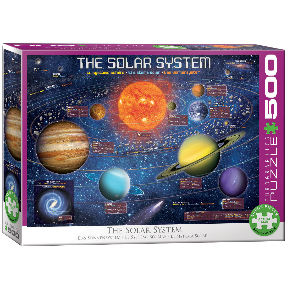 Puzzle 500 The Solar System Illustrated 6500-5369