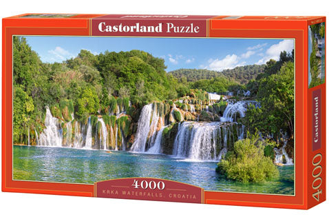 Puzzle 4000 Wodospady Krka Chorwacja C-400133-2